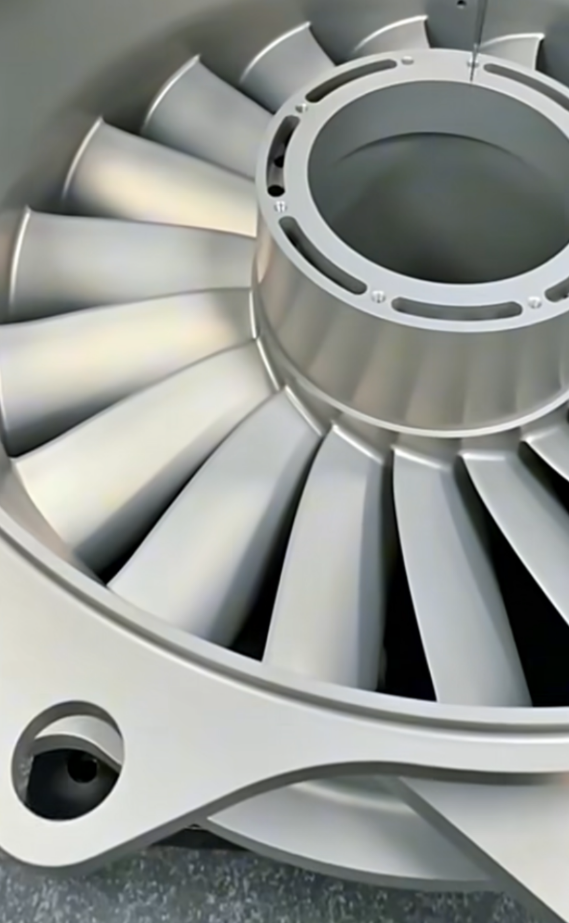 Precision machined impeller component